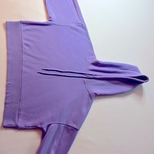 Lavender cropped hoodie